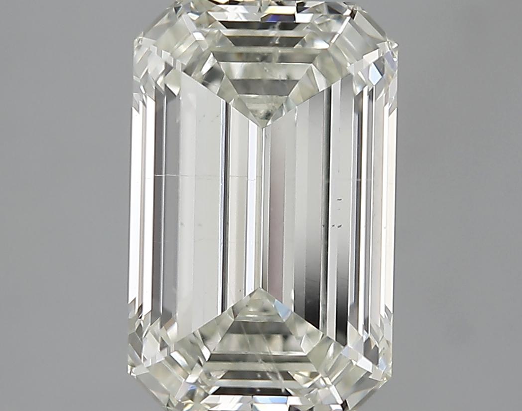 GIA 4.03 L-SI2 Emerald Diamond
