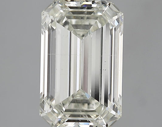 GIA 4.03 L-SI2 Emerald Diamond