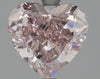 GIA 2.58 Fancy Brownish Pink-VVS2 Heart Diamond