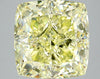 GIA 7.52 Fancy Yellow-VVS2 Cushion Diamond