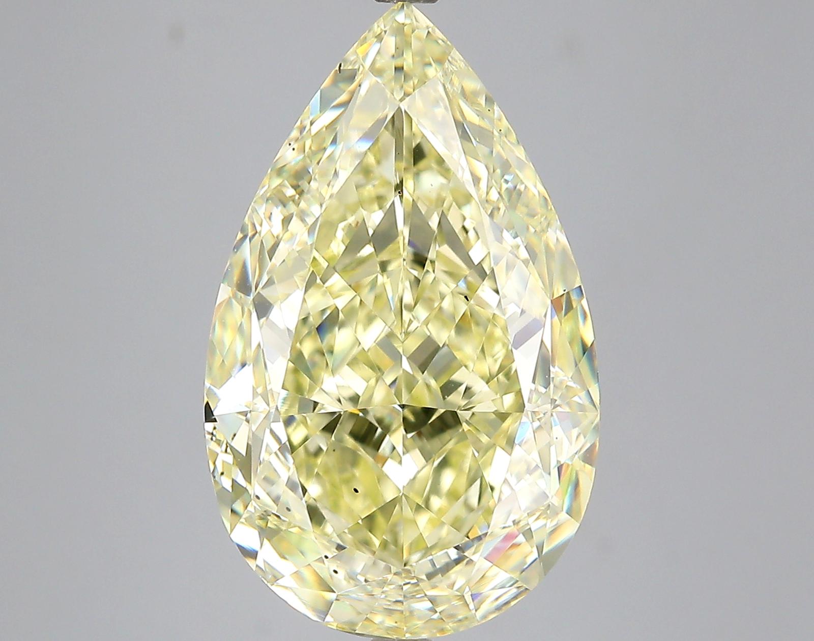 GIA 10.43 Y - Z-VS2 Pear Diamond