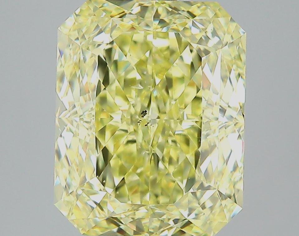 GIA 5.03 Fancy Yellow-SI1 Radiant Diamond