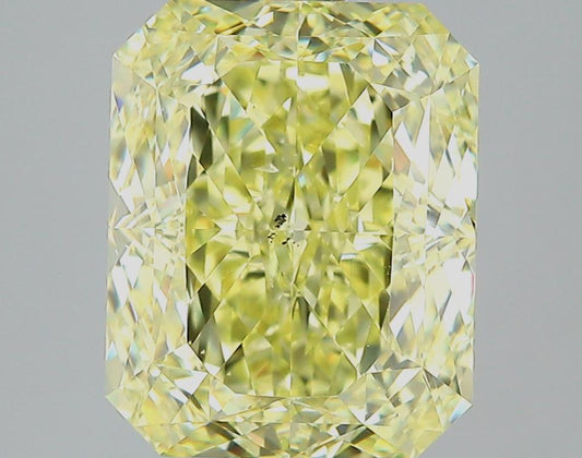 GIA 5.03 Fancy Yellow-SI1 Radiant Diamond