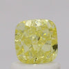 GIA 1 Fancy Yellow-SI2 Cushion Diamond