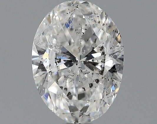 EGL 1 F-SI2 Oval Diamond