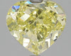 GIA 3.01 Fancy Intense Yellow-SI2 Heart Diamond