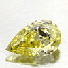 GIA 2.01 Fancy Intense Yellow-SI2 Pear Diamond