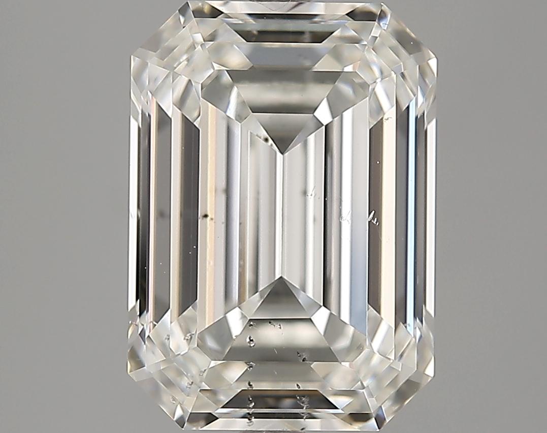 GIA 5.06 I-SI2 Emerald Diamond