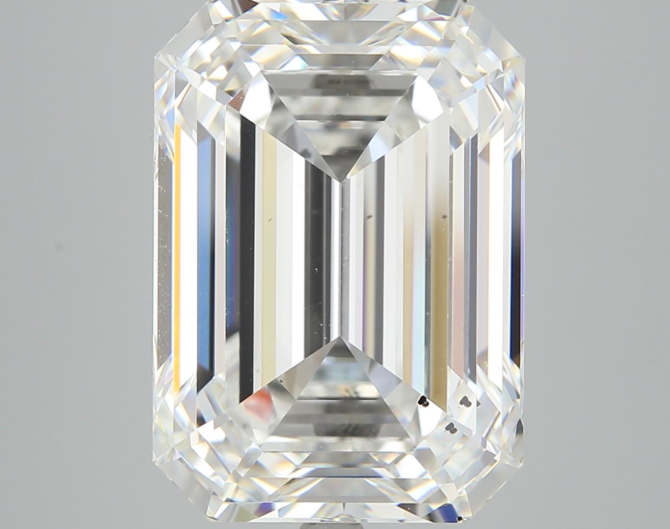GIA 10.36 G-SI1 Emerald Diamond
