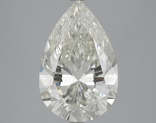 GIA 5.01 K-SI2 Pear Diamond