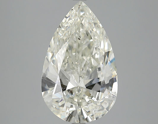 GIA 5.01 K-SI2 Pear Diamond