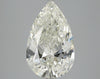GIA 5.01 K-SI2 Pear Diamond