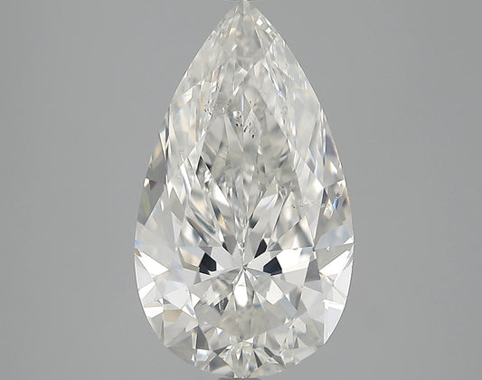 GIA 5.02 H-SI1 Pear Diamond
