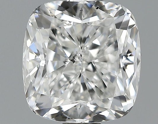 GIA 1.76 G-SI2 Cushion Diamond