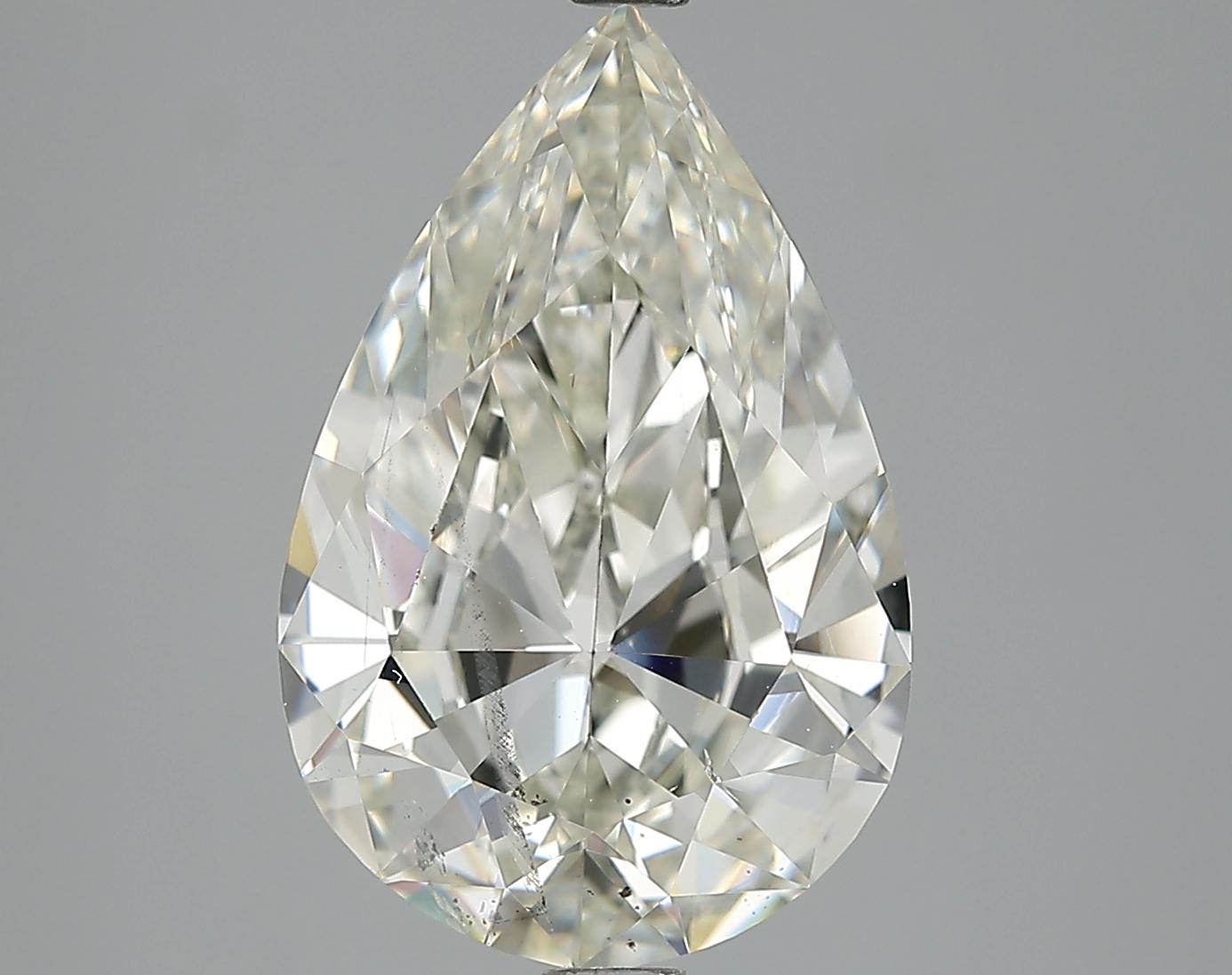 GIA 5.03 K-SI2 Pear Diamond