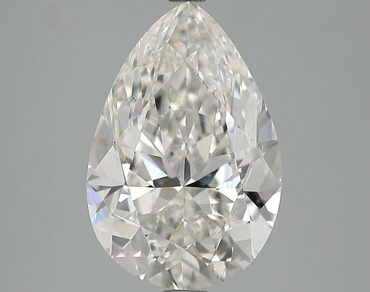 GIA 5 I-SI1 Pear Diamond