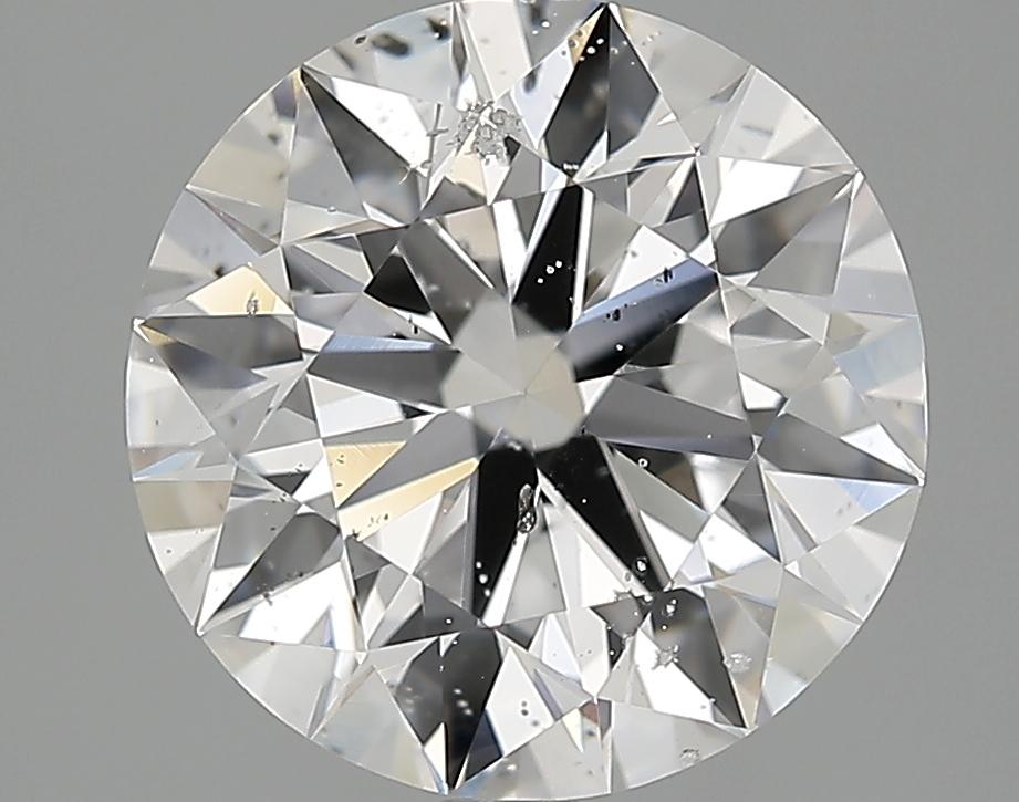 GIA 3.81 D-SI2 Round Diamond