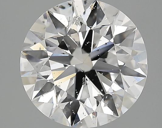 GIA 3.81 D-SI2 Round Diamond