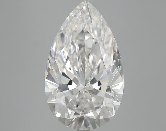 GIA 8.09 F-VVS1 Pear Diamond