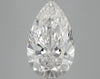 GIA 8.09 F-VVS1 Pear Diamond