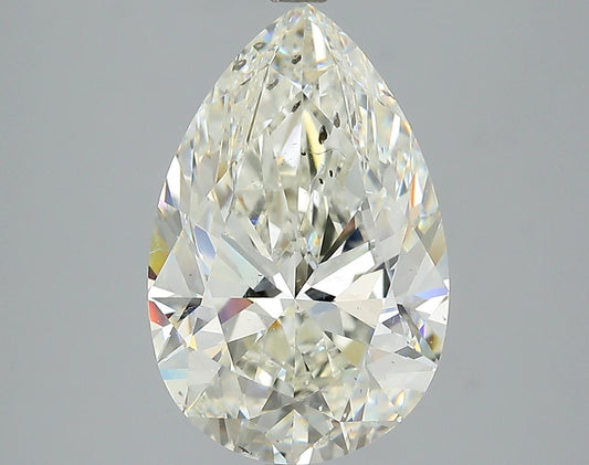 GIA 5.01 J-SI2 Pear Diamond