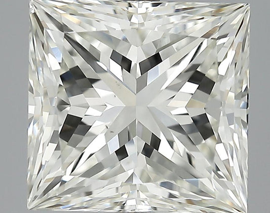 GIA 5.04 J-SI1 Princess Diamond