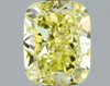 GIA 1.07 Fancy Yellow-VVS2 Cushion Diamond