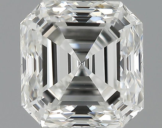 GIA 1 F-IF Asscher Diamond