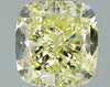 GIA 2.05 Fancy Yellow-VS2 Cushion Diamond