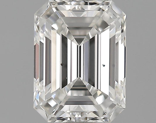 GIA 0.76 F-VS2 Emerald Diamond
