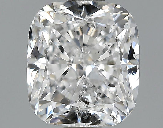 GIA 2 E-SI2 Cushion Diamond