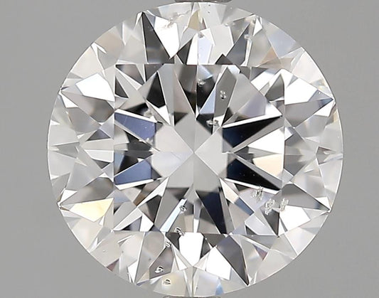 GIA 3.01 D-SI2 Round Diamond