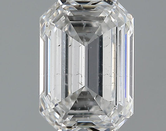 GIA 1.7 E-SI2 Emerald Diamond