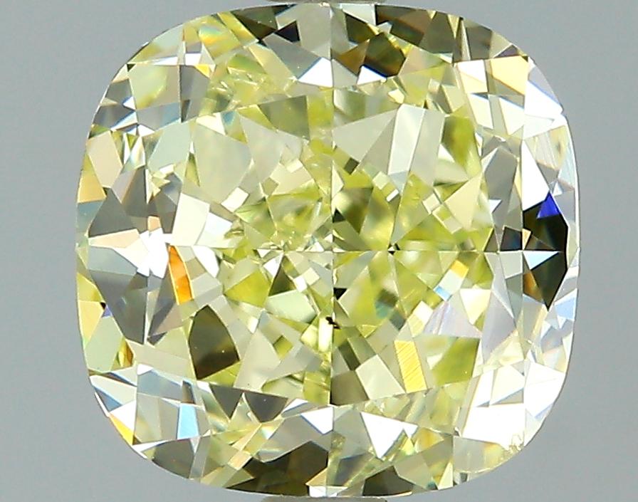 GIA 2.06 Fancy Yellow-SI1 Cushion Diamond