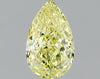 GIA 0.7 Fancy Yellow-SI1 Pear Diamond