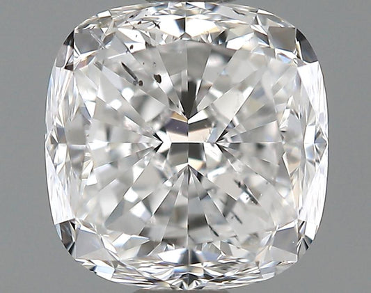 GIA 0.9 D-SI2 Cushion Diamond