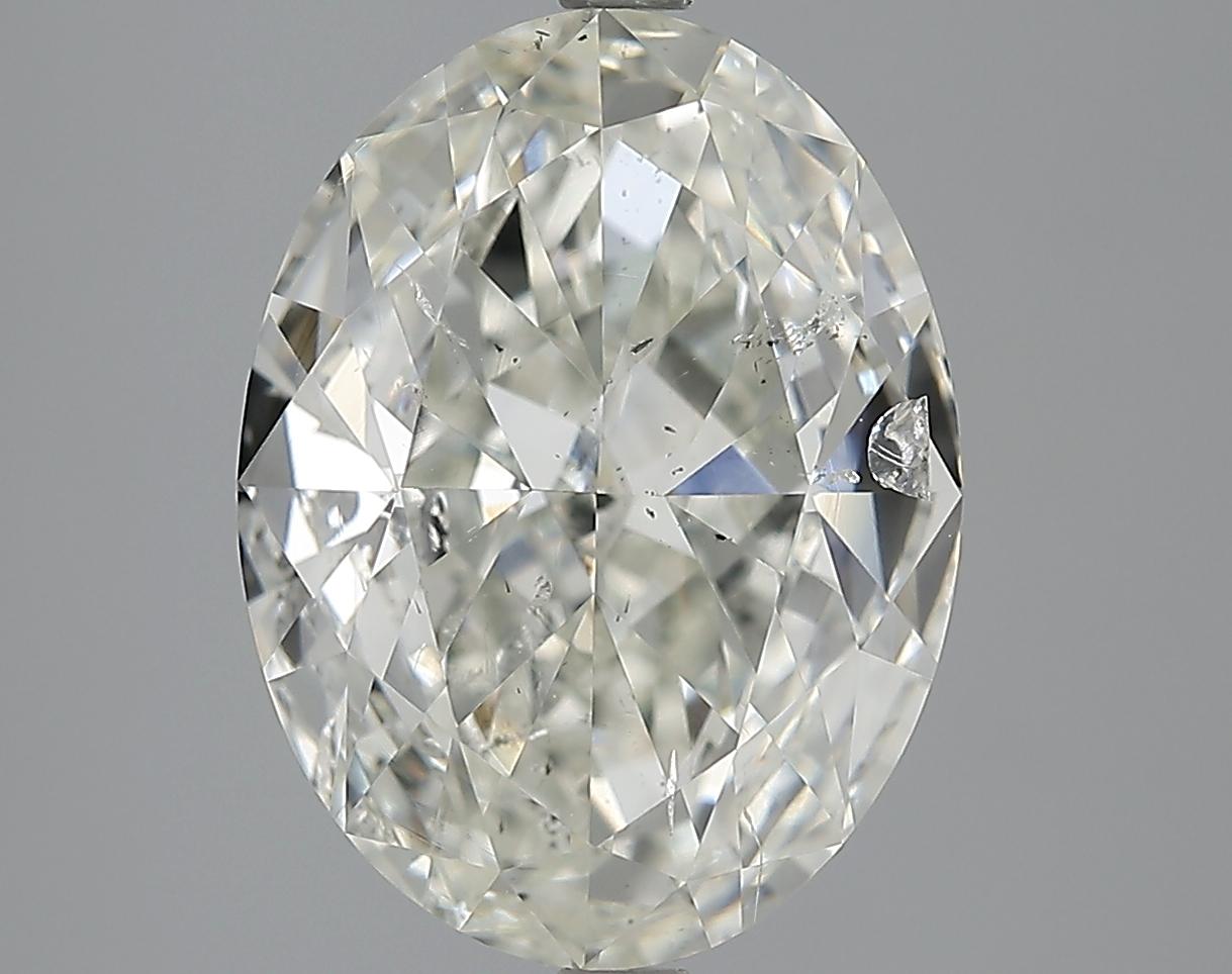 GIA 5.01 J-SI2 Oval Diamond
