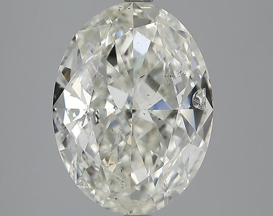 GIA 5.01 J-SI2 Oval Diamond