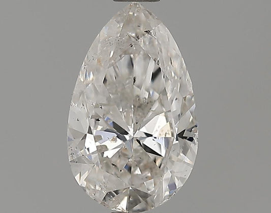 EGL 0.96 F-SI1 Pear Diamond