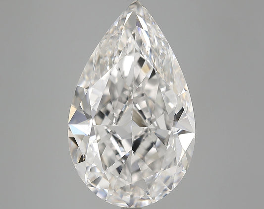 GIA 8.02 F-IF Pear Diamond