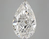 GIA 8.02 F-IF Pear Diamond