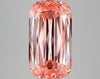 GIA 7.28 Fancy Vivid Pink-VVS2 Radiant Diamond