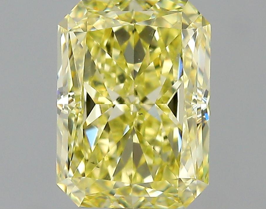 GIA 1.03 Fancy Yellow-VS2 Radiant Diamond