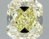 GIA 2.2 Fancy Light Yellow-VVS2 Radiant Diamond