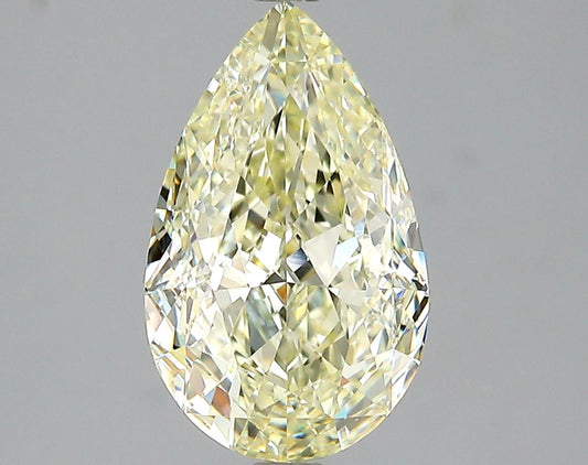 GIA 3.02 W-X-VS2 Pear Diamond