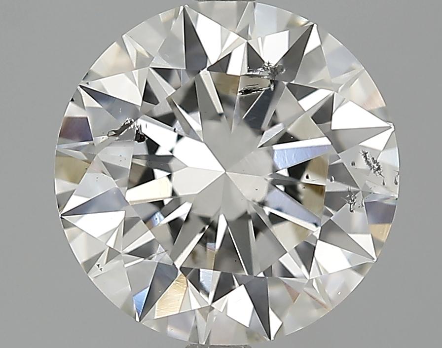 GIA 3 H-SI2 Round Diamond