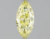 GIA 0.58 Fancy Yellow-VS2 Marquise Diamond