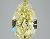 GIA 5.11 Fancy Yellow-VS2 Pear Diamond