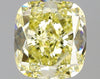 GIA 0.94 Fancy Yellow-VS2 Cushion Diamond