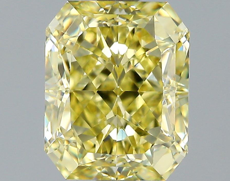 GIA 1.51 Fancy Yellow-VVS2 Radiant Diamond